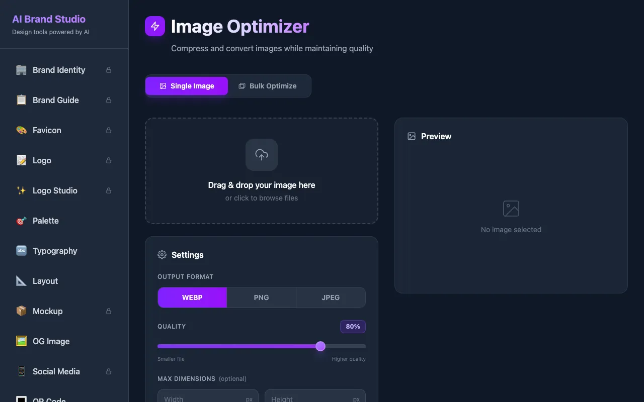 AI Brand Studio 브랜드 자산 플랫폼