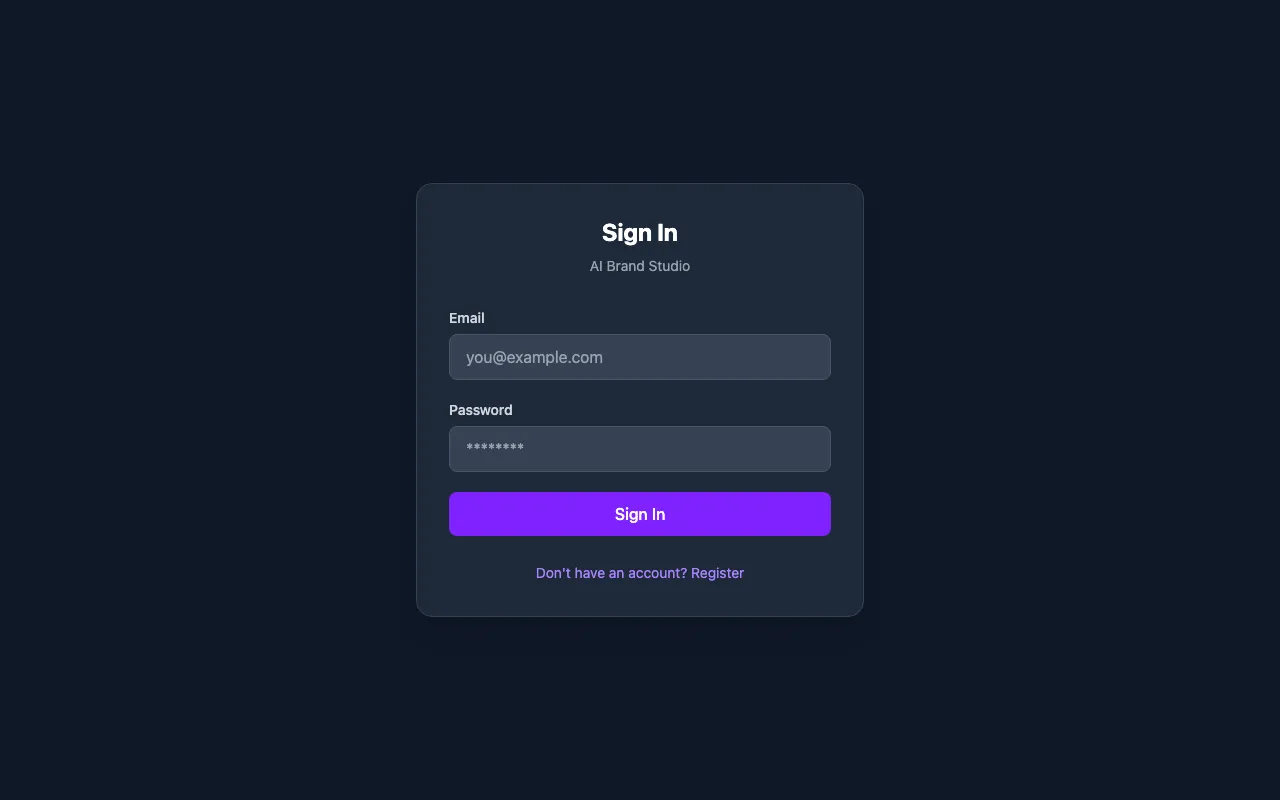 AI Brand Studio 브랜드 자산 플랫폼 screenshot 2